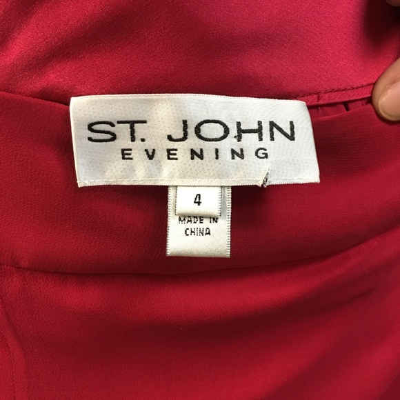 St. John Evening Trousers - Red - Picture 3 of 3